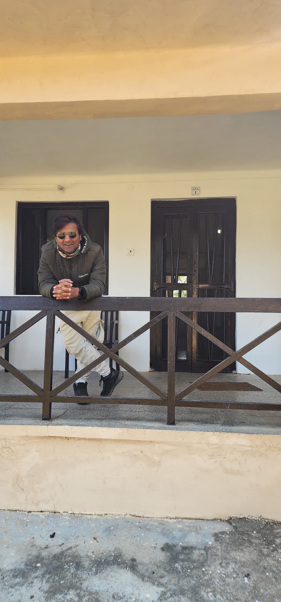 Neeraj tracking wildlife at Dhikala, Corbett